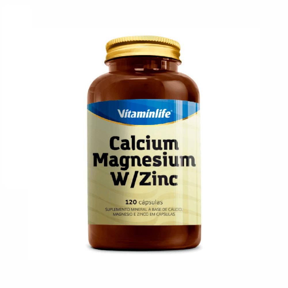 Calcium Magnesium with Zinc 120 Cápsulas