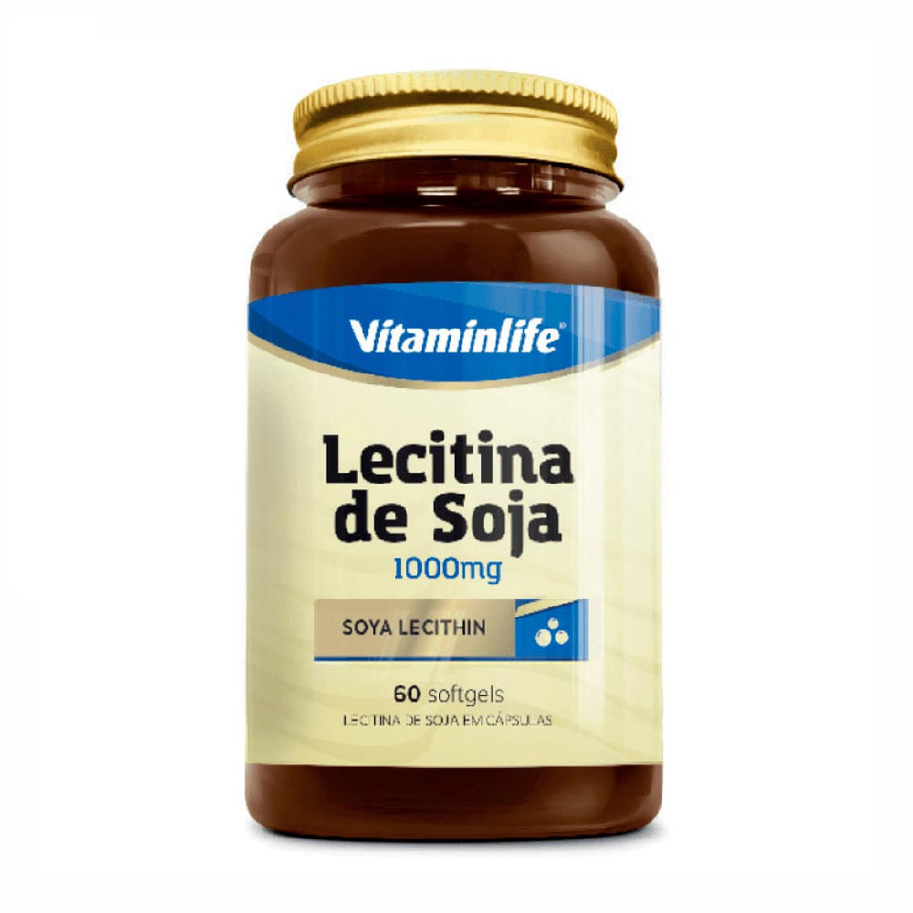 Lecitina de Soja Vitaminlife 60 cápsulas