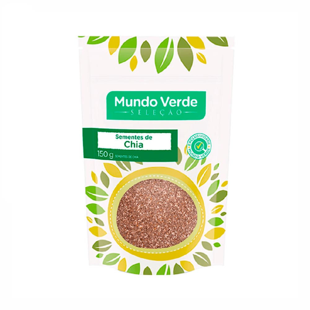Superfood Sementes De Chia Mundo Verde Seleção 150g