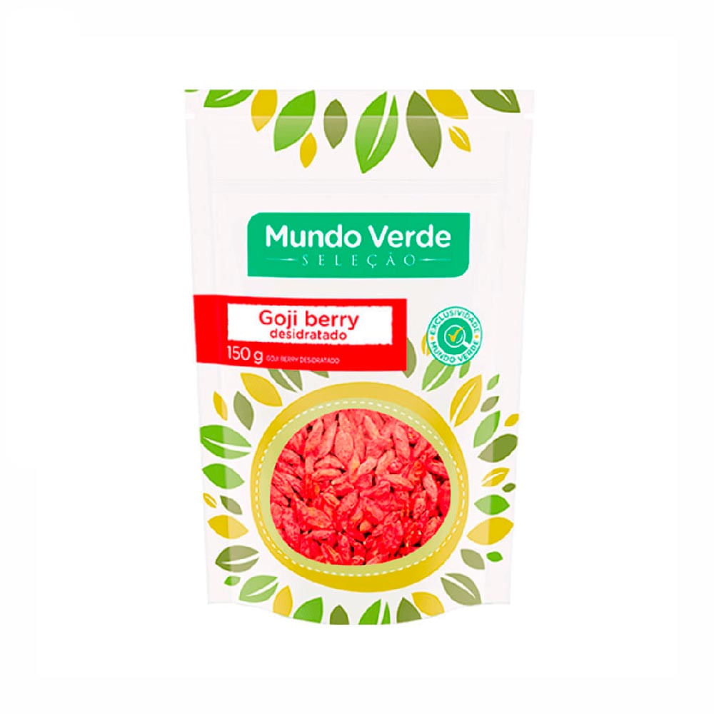 Superfood Goji Berry Desidratado Mundo Verde Seleção 150g