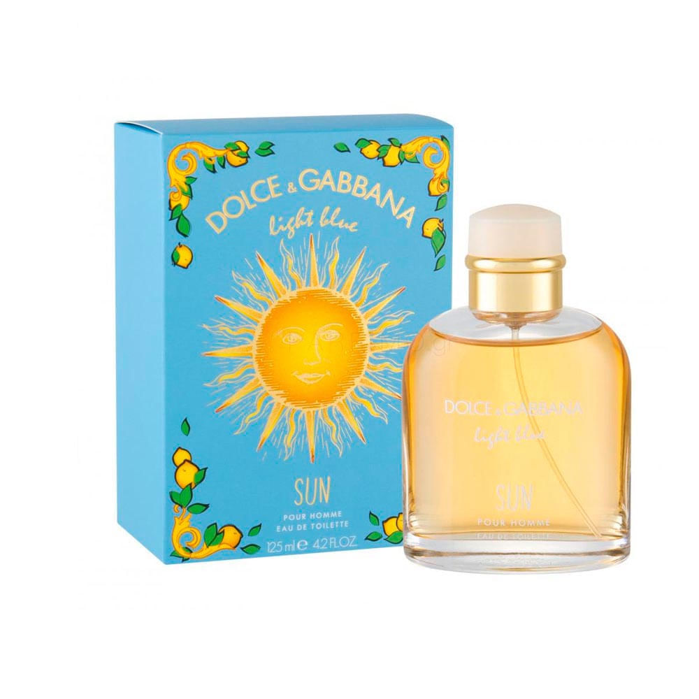 Light Blue Sun De Dolce & Gabbana Eau De Toilette Perfume Masculino 125ml