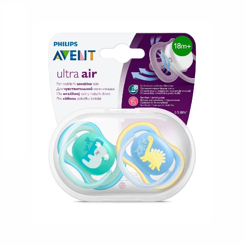 Chupeta Ultra Air 18m+ Philips Avent - SCF349/11 - Azul