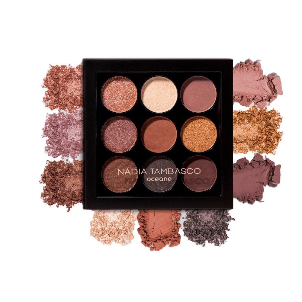 Paleta De Sombras To Go Basic Nádia Tambasco By Océane