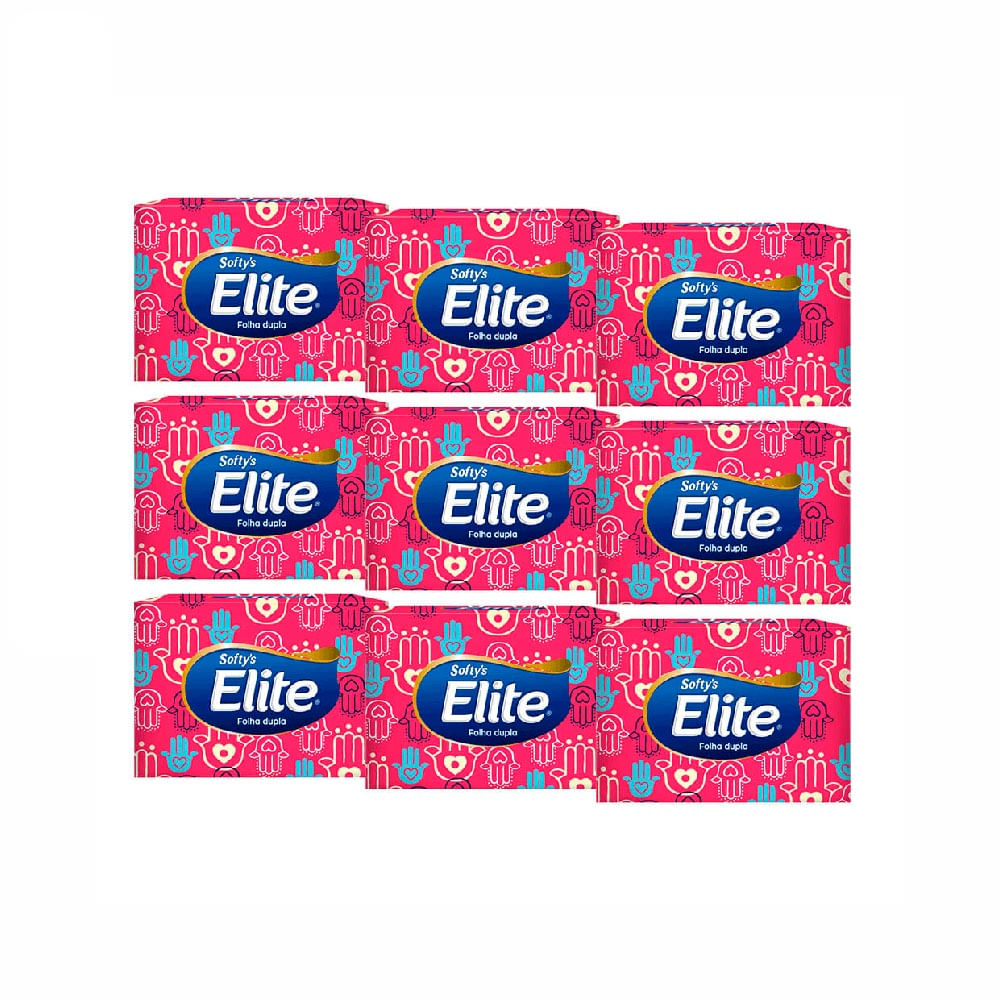 Lenço De Papel Elite 9x50 Folhas