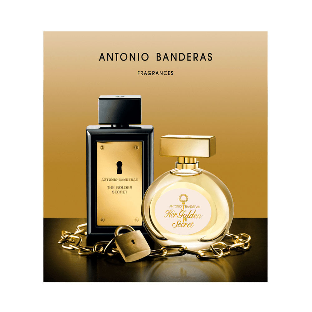 Perfume Masculino Banderas The Golden Secret Eau De Toilette 200ml