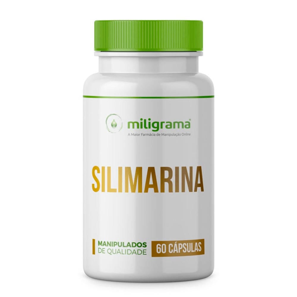 Silimarina 200mg Miligrama com 60 Cápsulas