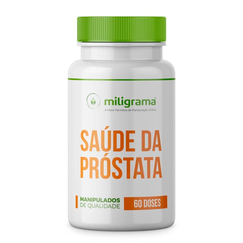 Composto para Auxiliar na Saúde da Próstata Miligrama com 60 Doses