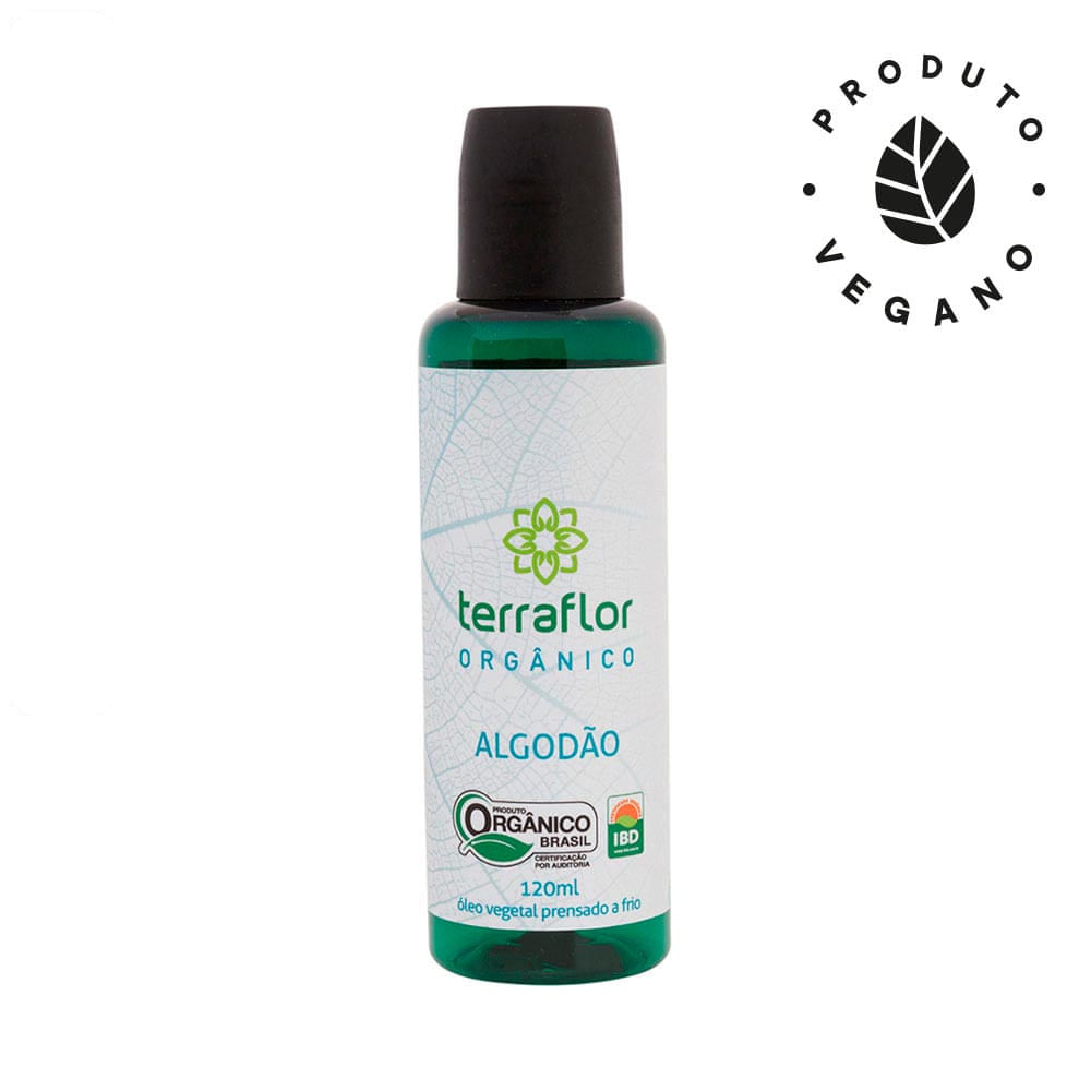 Óleo Vegetal de Algodão Orgânico Terraflor 120ml