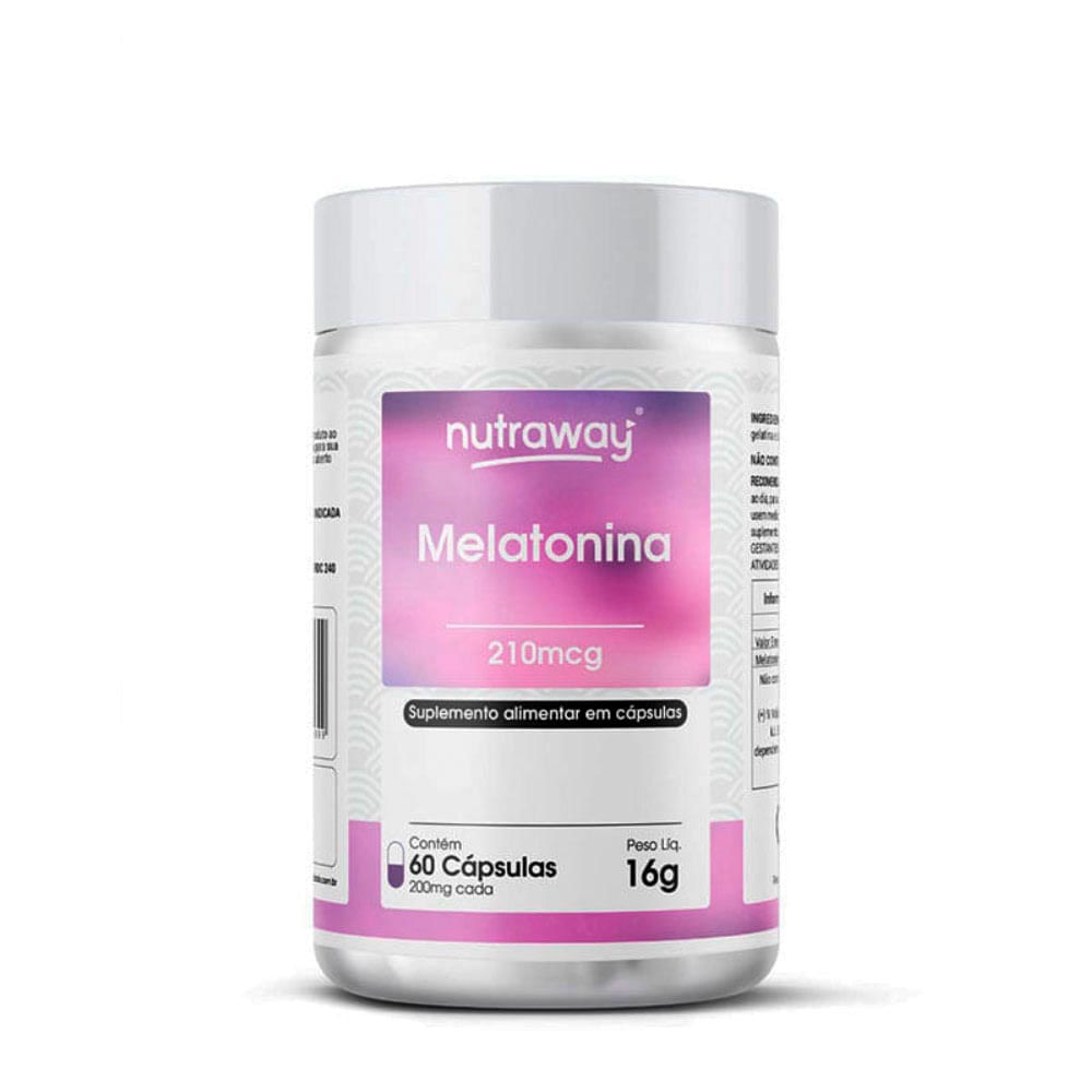 Suplemento Alimentar Melatonina Nutraway 60X200mg Cápsulas