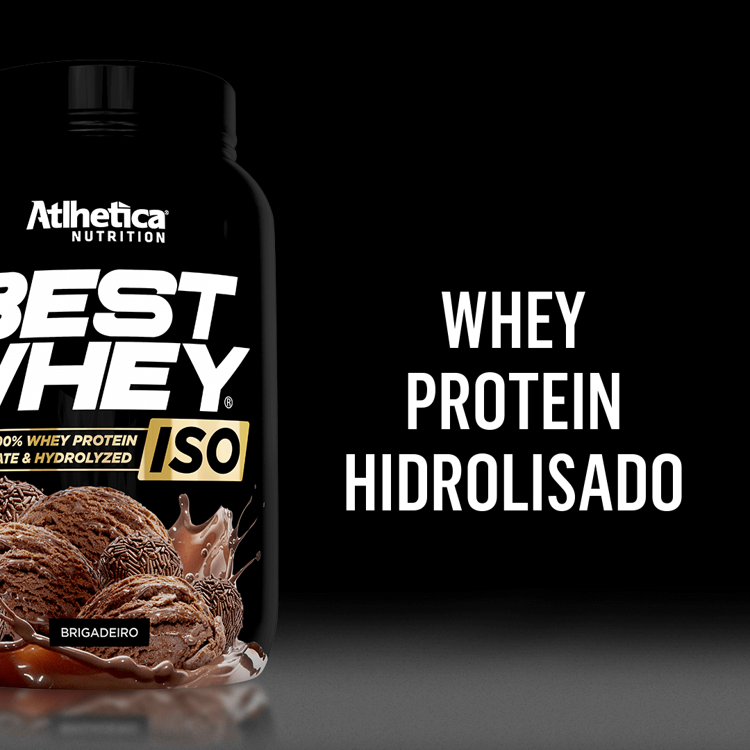 Suplemento Alimentar Best Whey Iso Protein Brigadeiro Atlhetica Nutrition 900g