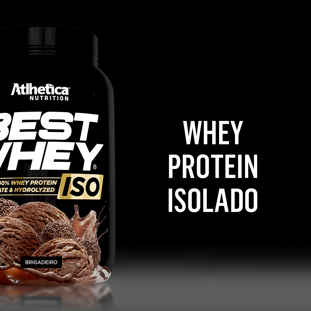 Suplemento Alimentar Best Whey Iso Protein Brigadeiro Atlhetica Nutrition 900g