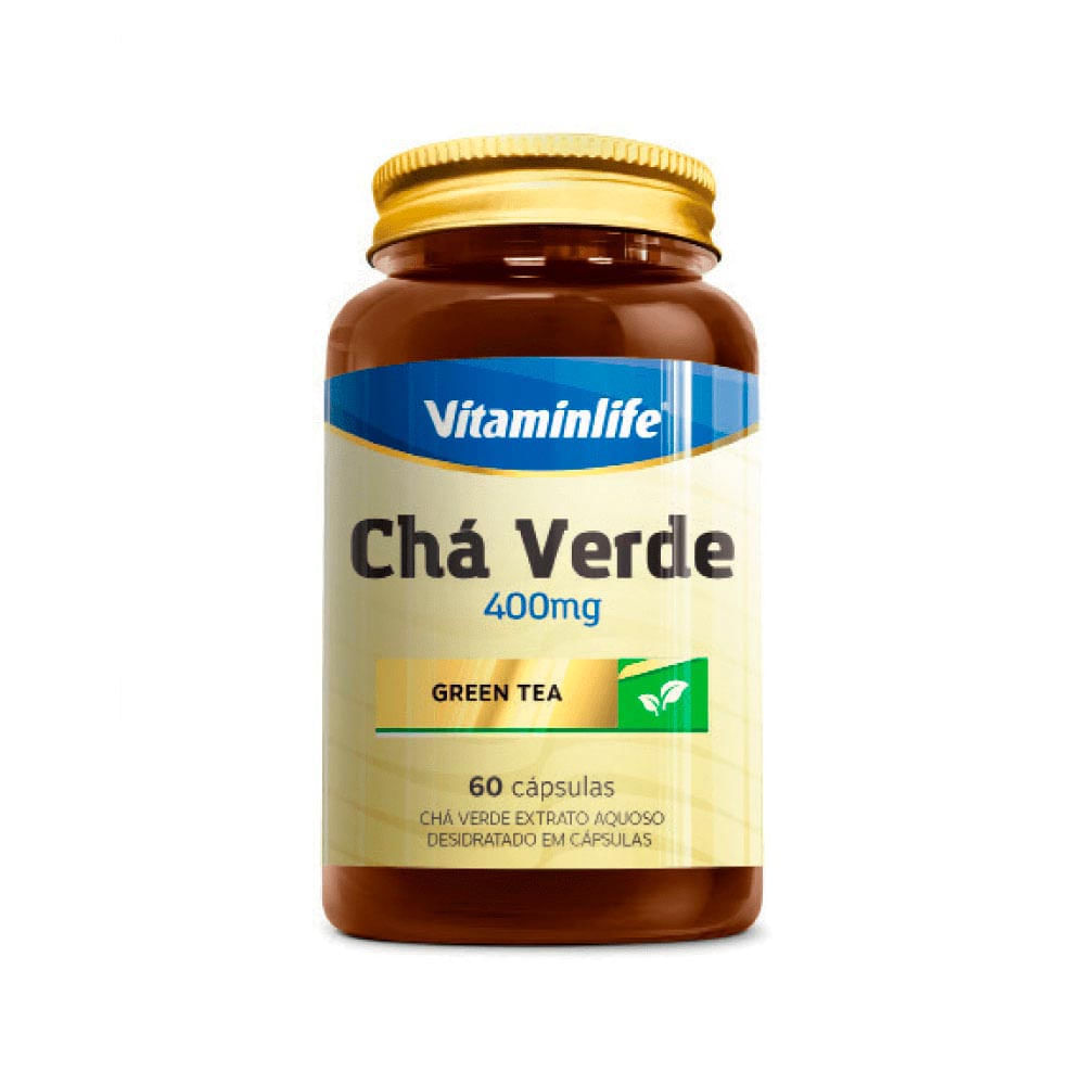 Chá Verde em Cápsulas Green Tea Vitaminlife