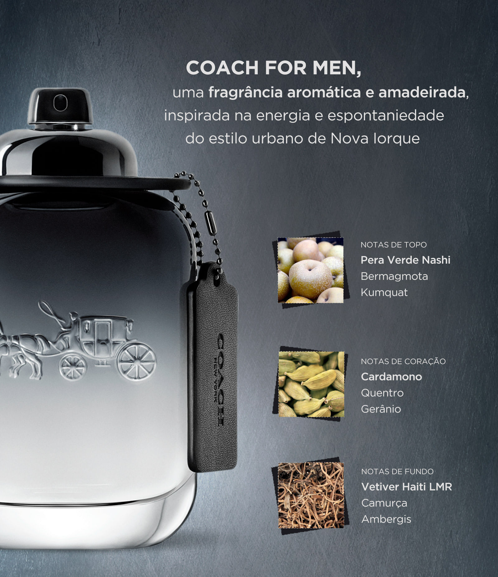 Perfume Maculino Coach for Men Eau De Toilette 40ml