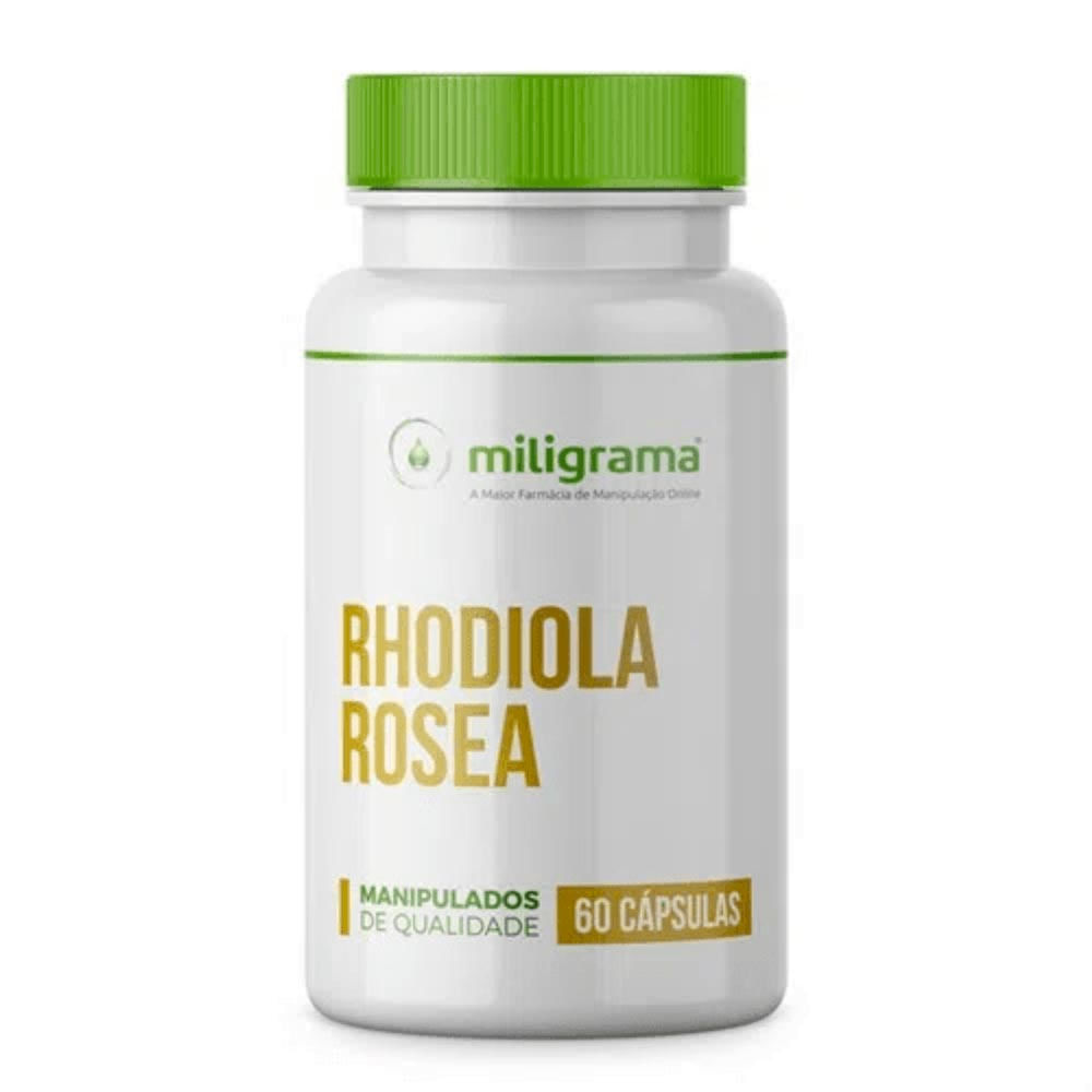 Rhodiola Rosea 250mg Miligrama com 60 Cápsulas