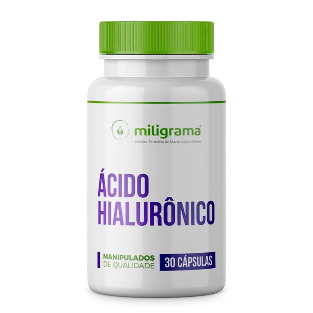Ácido Hialurônico 50mg Miligrama com 30 Cápsulas