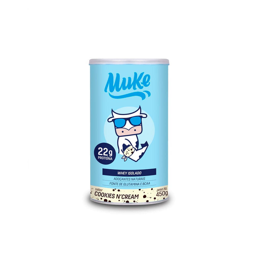 Whey Protein Isolado Muke Cookies e Cream Mais Mu 450g