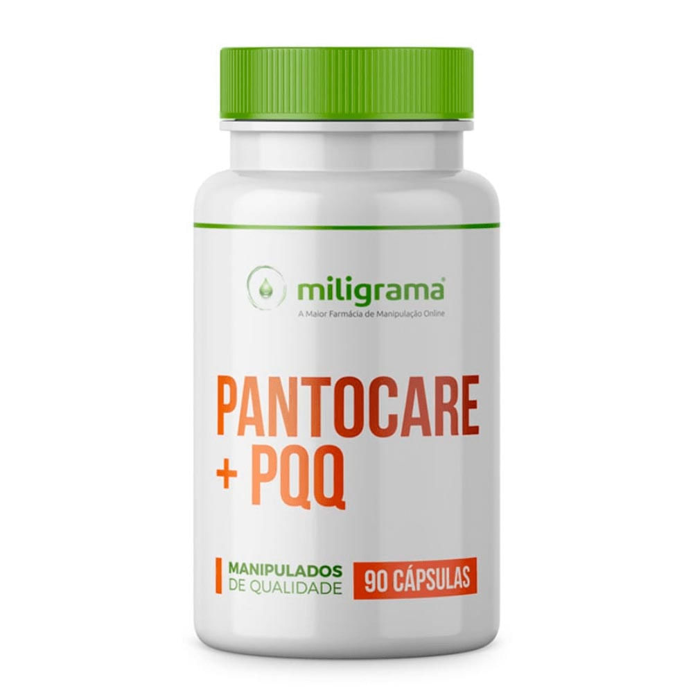 Pantocare + PQQ Miligrama com 90 Cápsulas