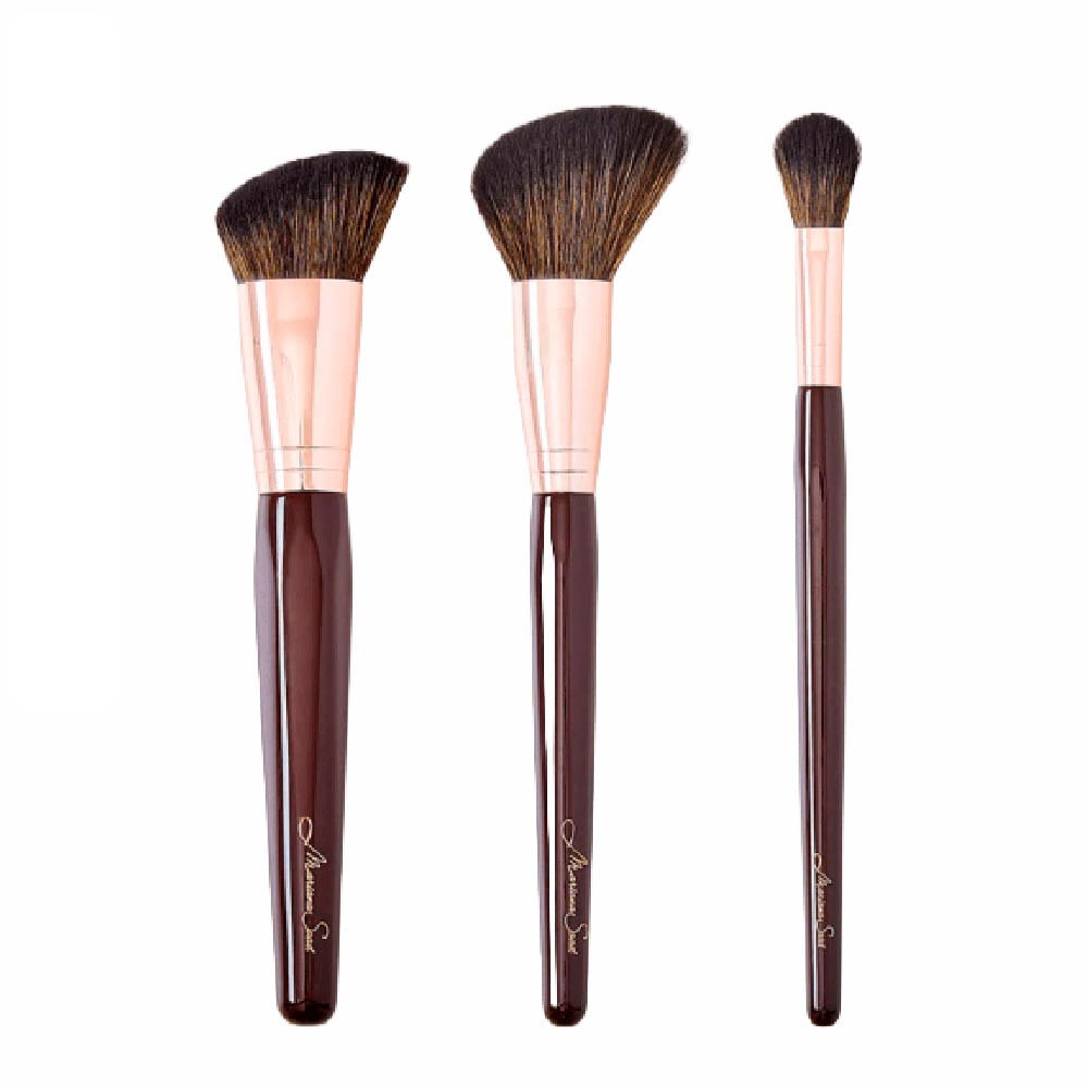 Kit Mariana Saad By Océane Pincéis Contorno + Blush +Iluminador
