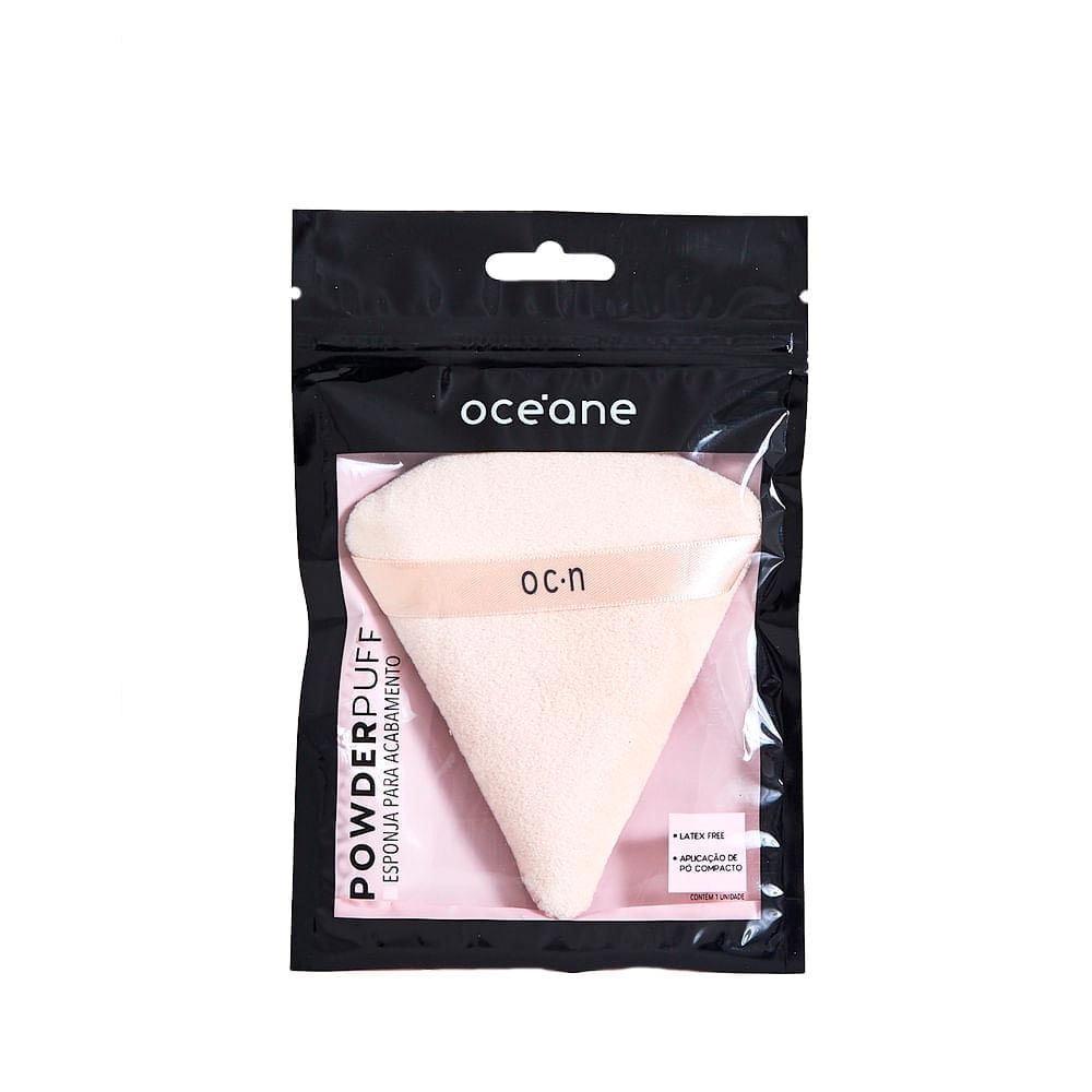 Esponja Para Acabamento Powder Puff Rosa Océane