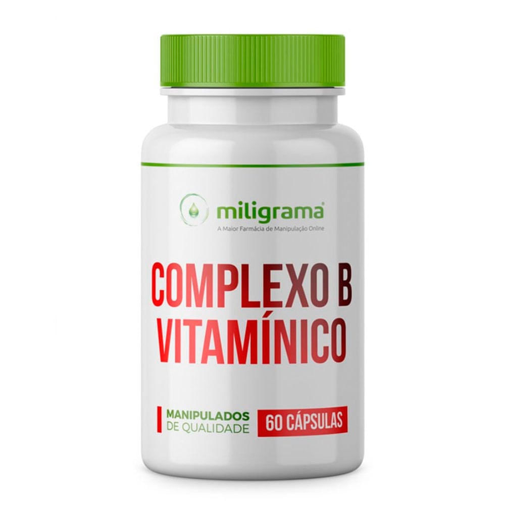 Complexo B Vitamínico Miligrama 60 Cápsulas
