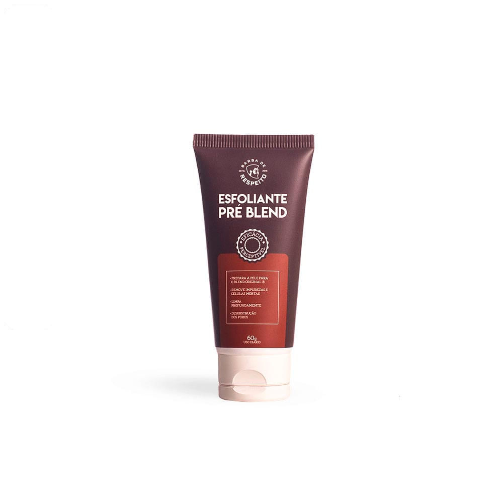 Esfoliante para Renovação da Pele e Acelerador Pré Blend Barba de Respeito 60g