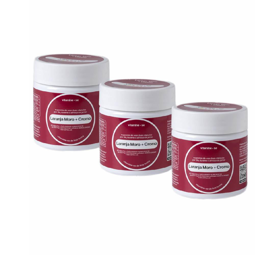 Trio Laranja Moro + Cromo Vitamine-se