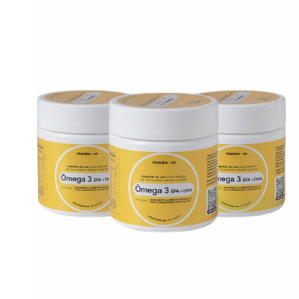 Trio Ômega 3 (EPA+DHA) Vitamine-se 90 Cápsulas