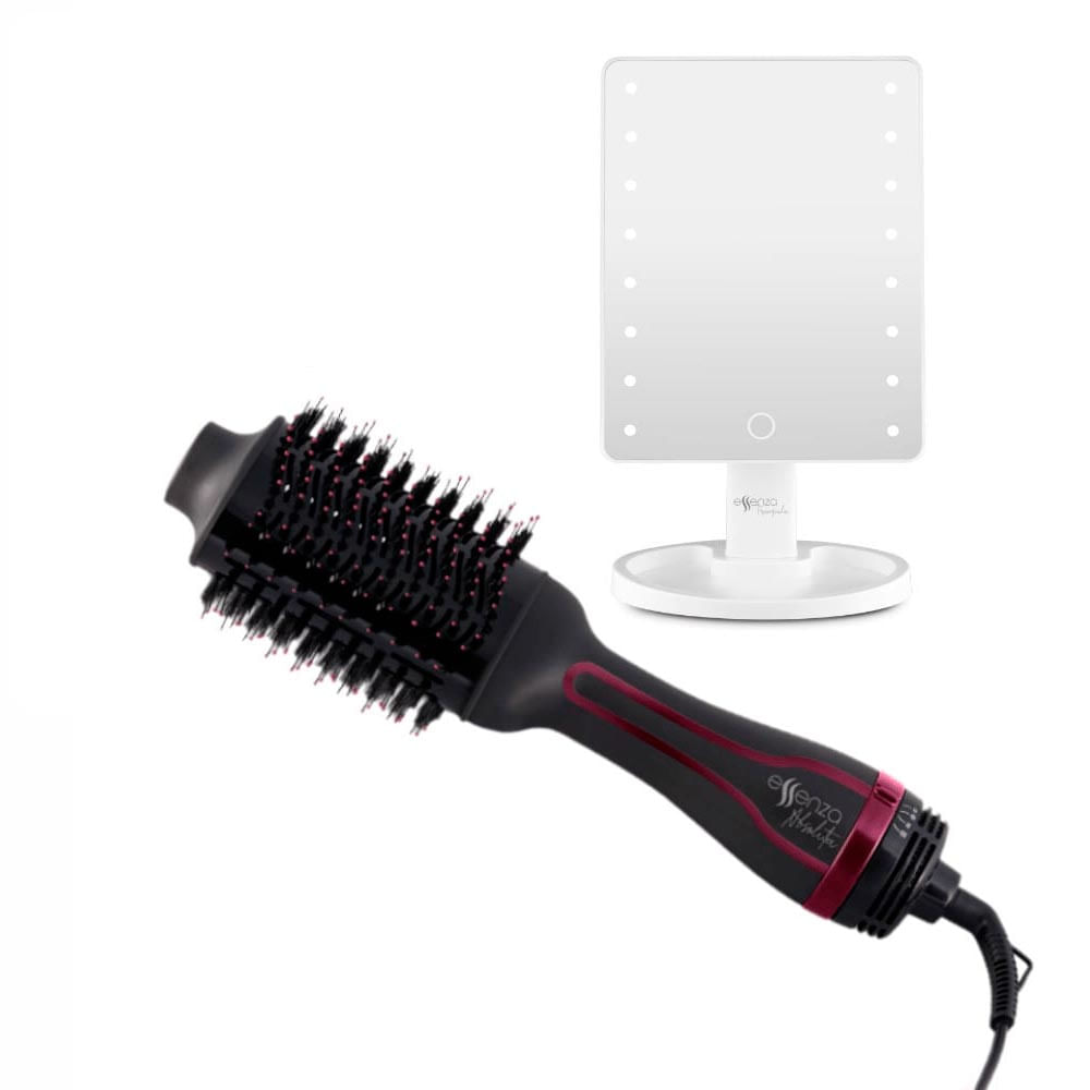Combo Beleza Espelho de Mesa Touch com Led e Escova Secadora Oval 127V 1200W - EB062K