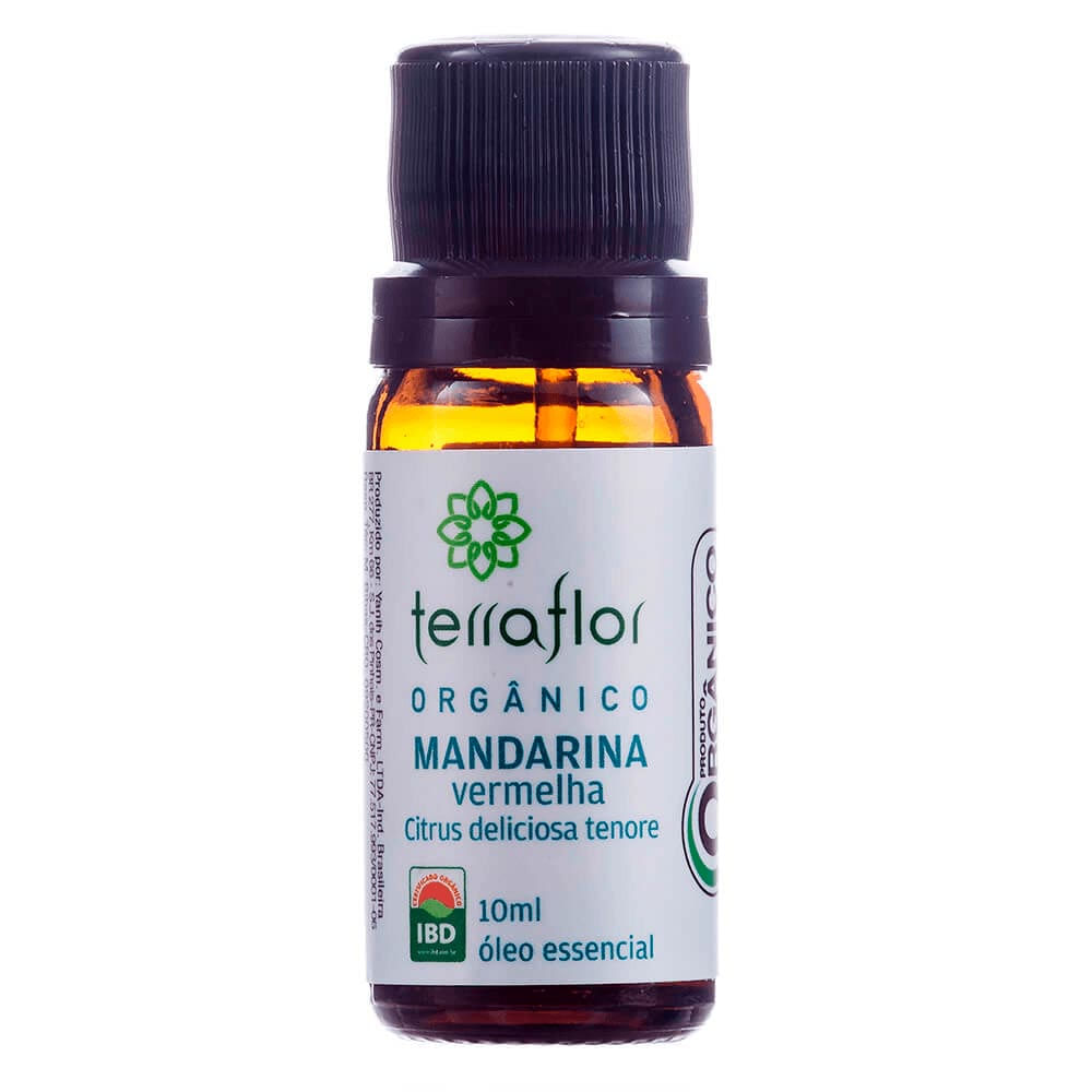 Óleo Essencial Mandarina Vermelha Terra Flor 10Ml