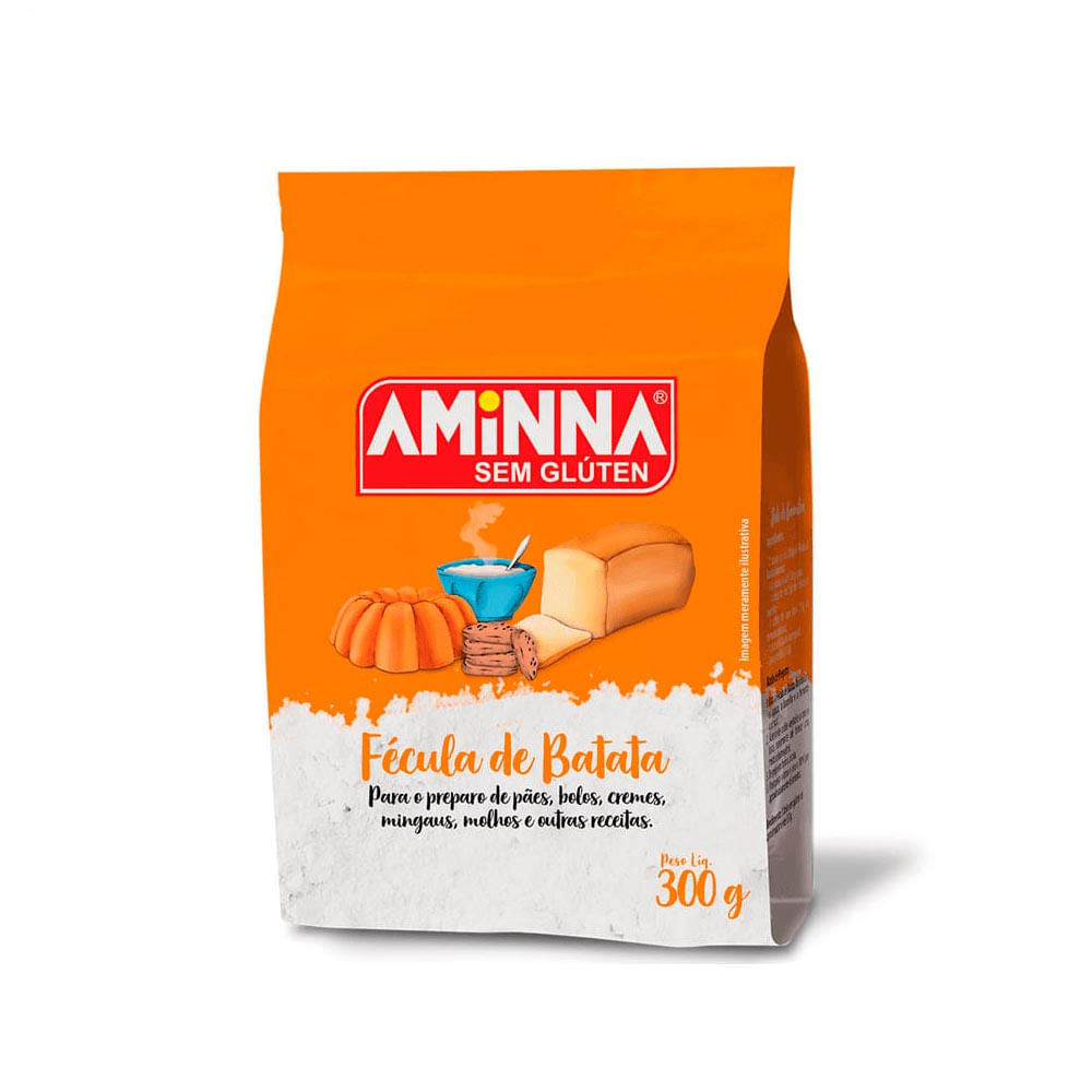 Fécula de Batata Sem Glúten Aminna 300g