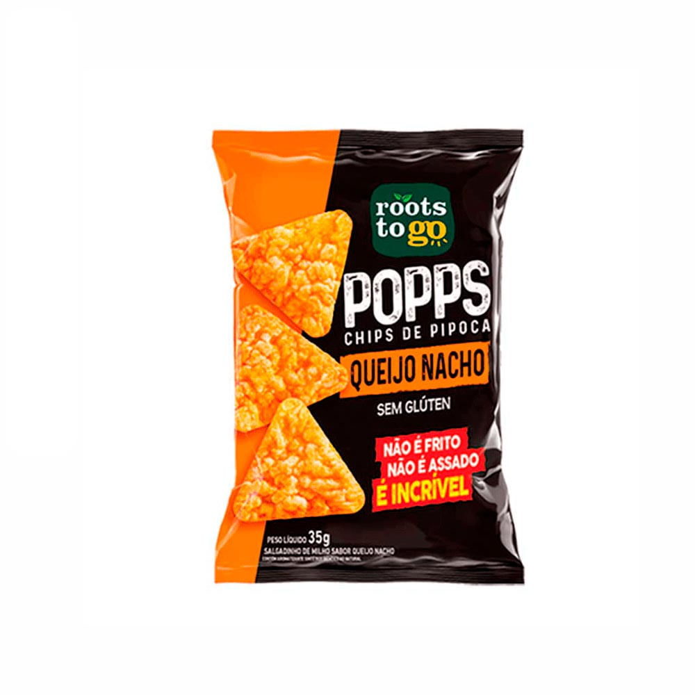 Popps Roots to go Queijo Nacho 35g