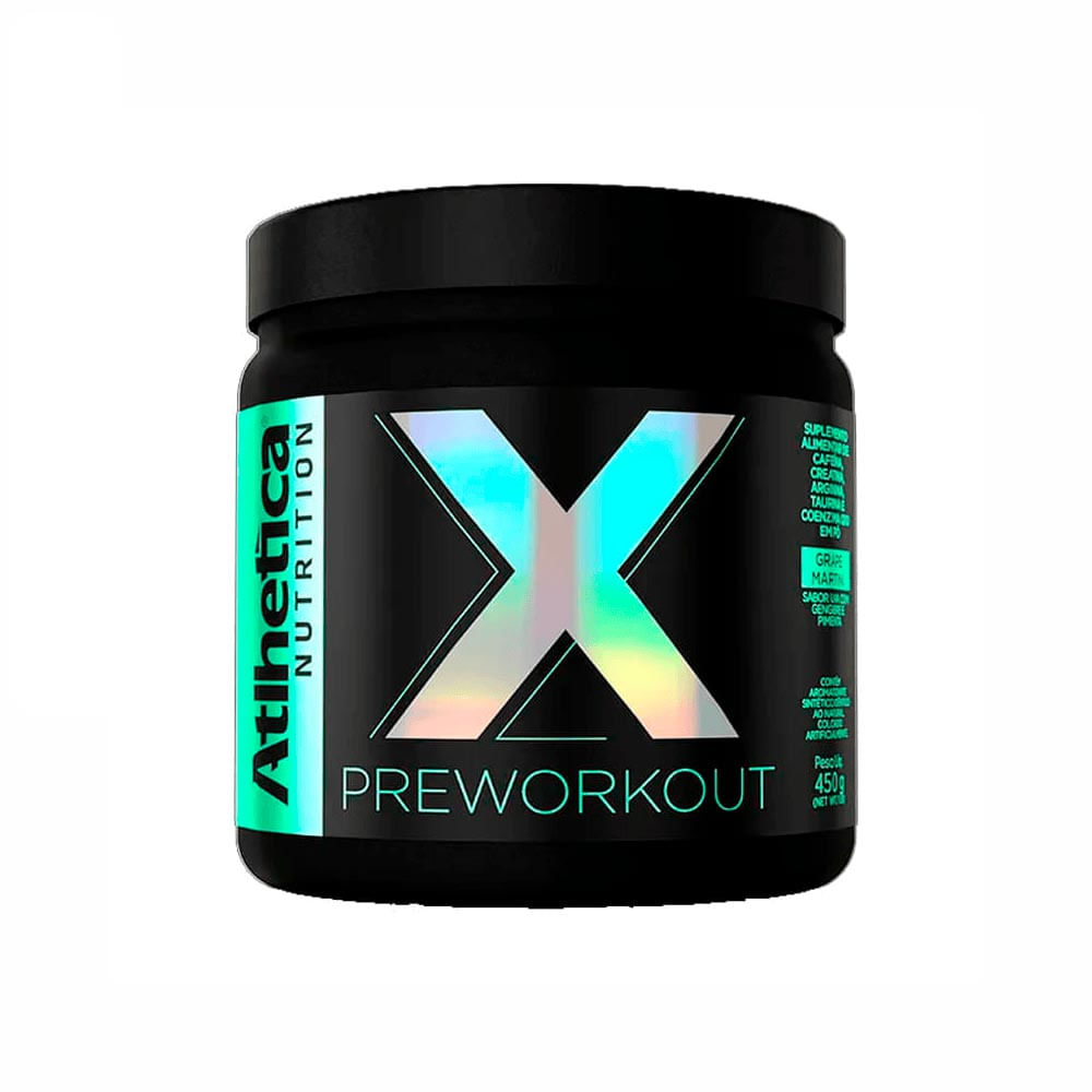 X Pre Workout Grape Martine Atlhetica 450G