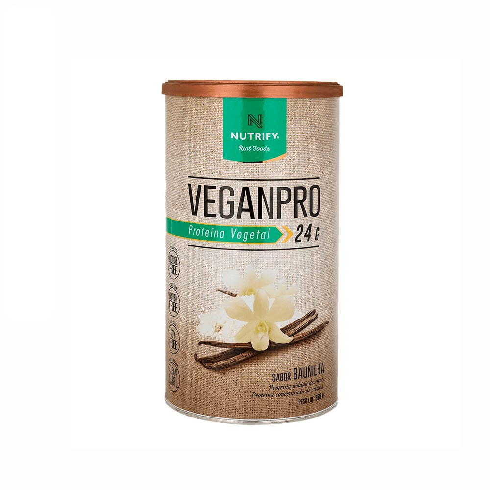 Vegan Protein Baunilha Nutrify 550G