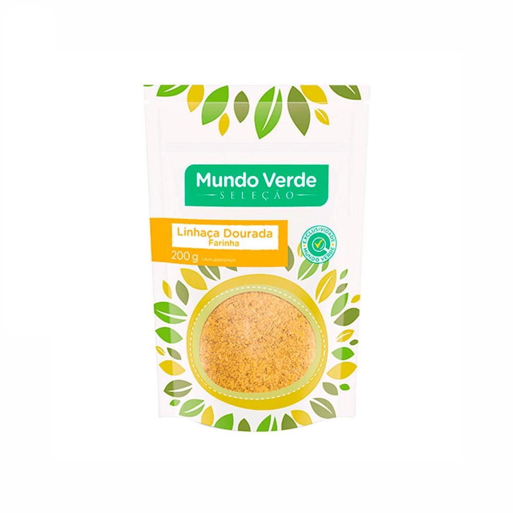 Farinha De Linhaça Dourada Mundo Verde Seleção 200g