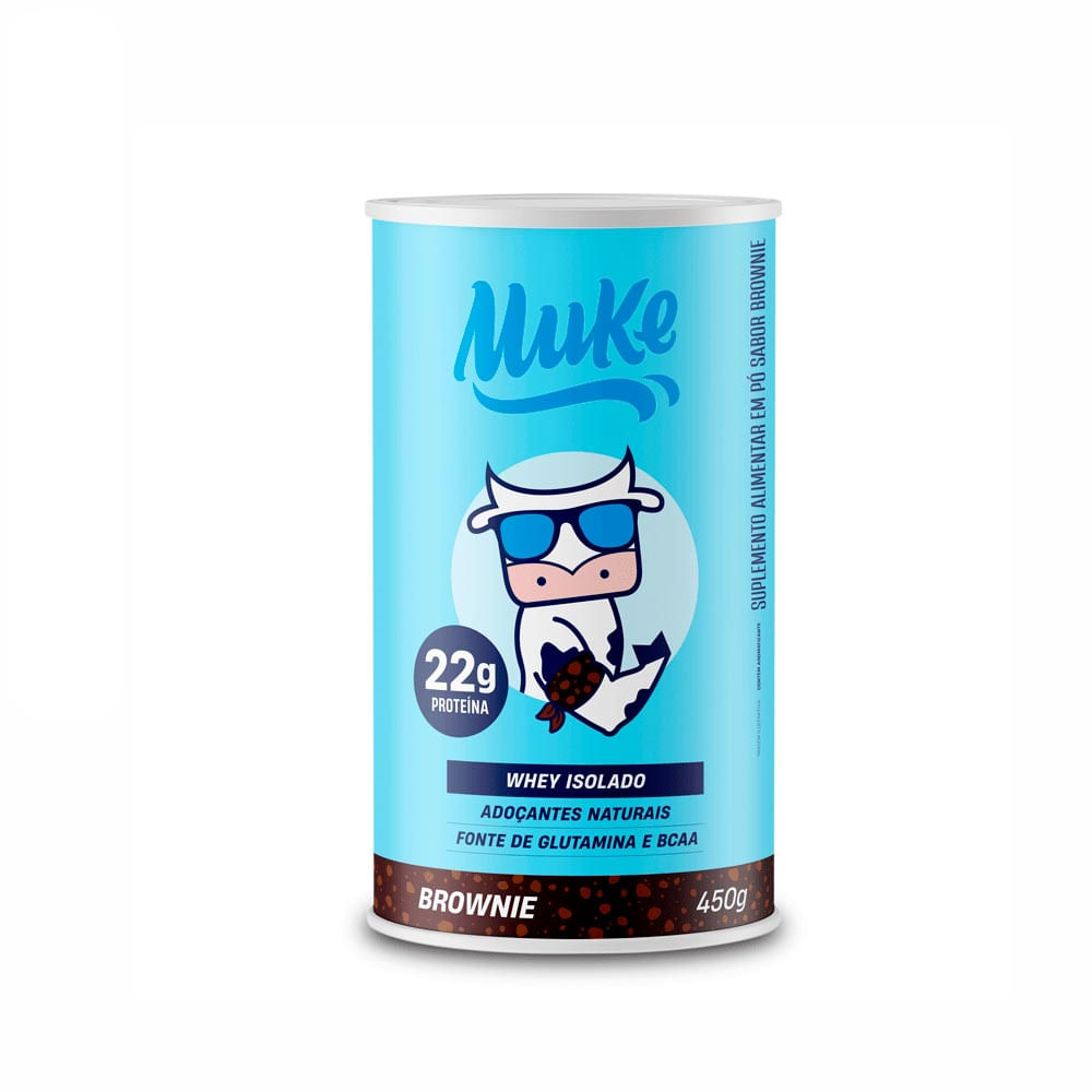 Whey Protein Mais Mu Proteína Muke Brownie Pote 450g