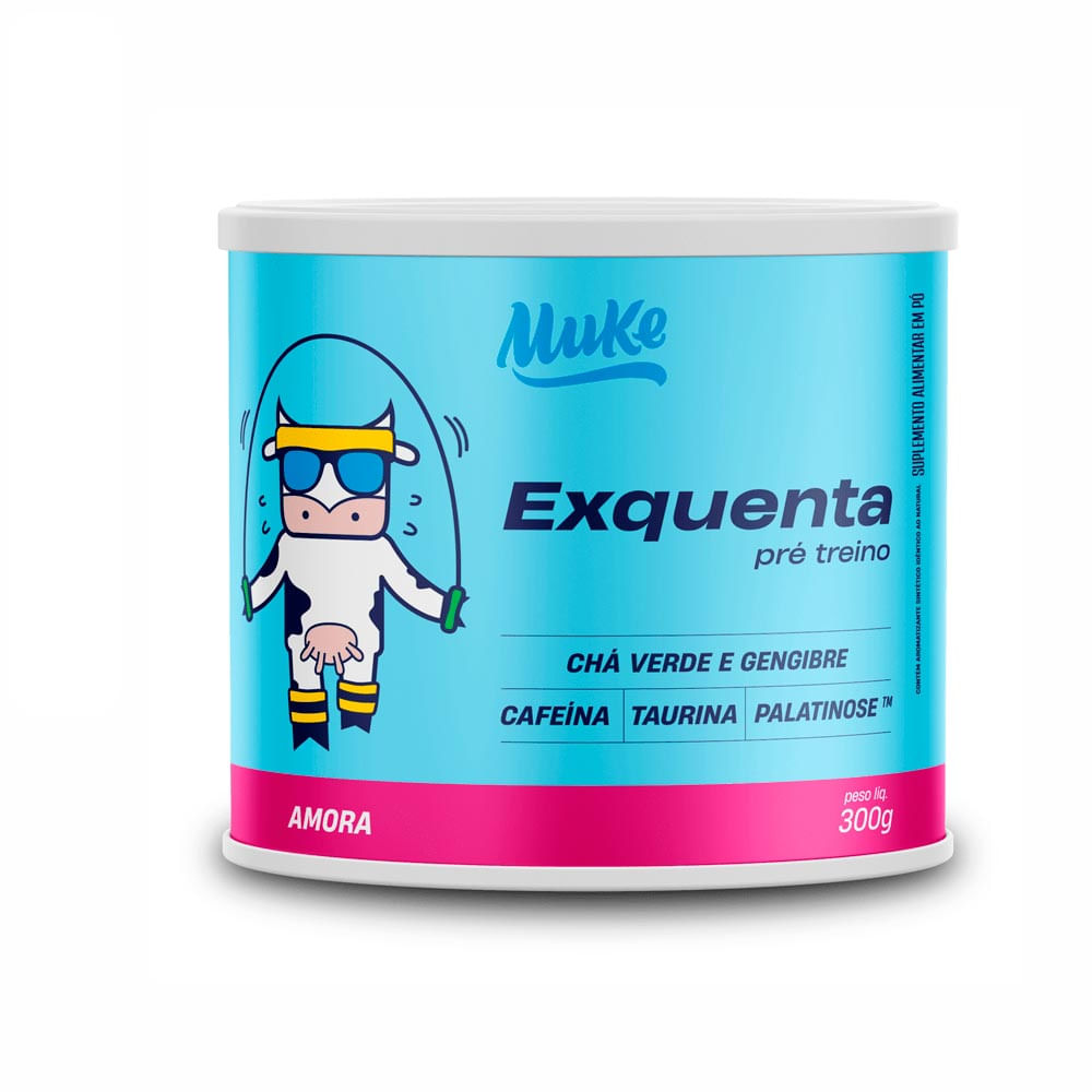 Pré Treino Mais Mu Exquenta Muke Amora Pote 300g