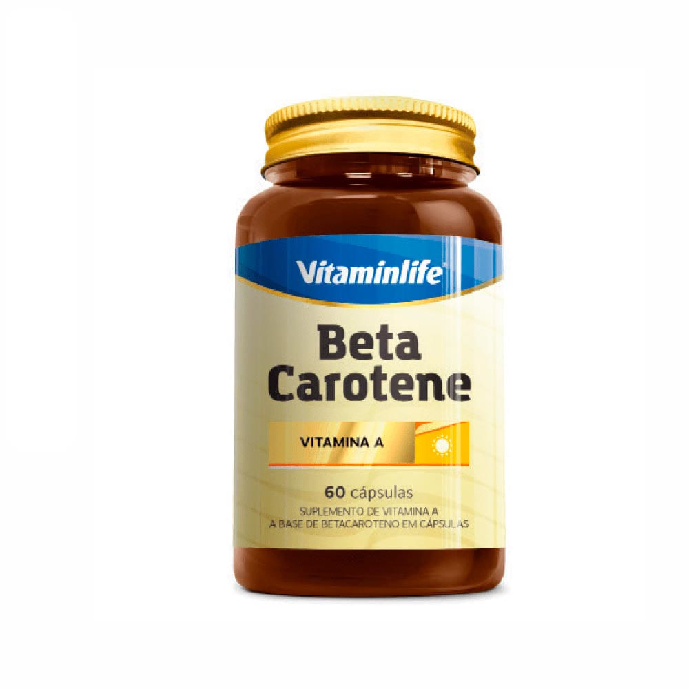 Beta Caroteno 6000UI Vitaminlife 60 Cápsulas