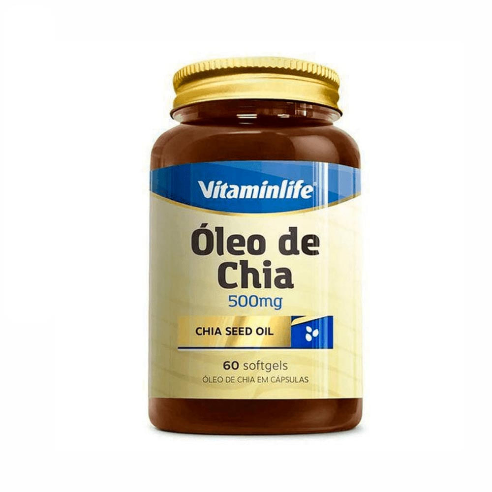 Óleo De Chia Vitaminlife 60 Cápsulas