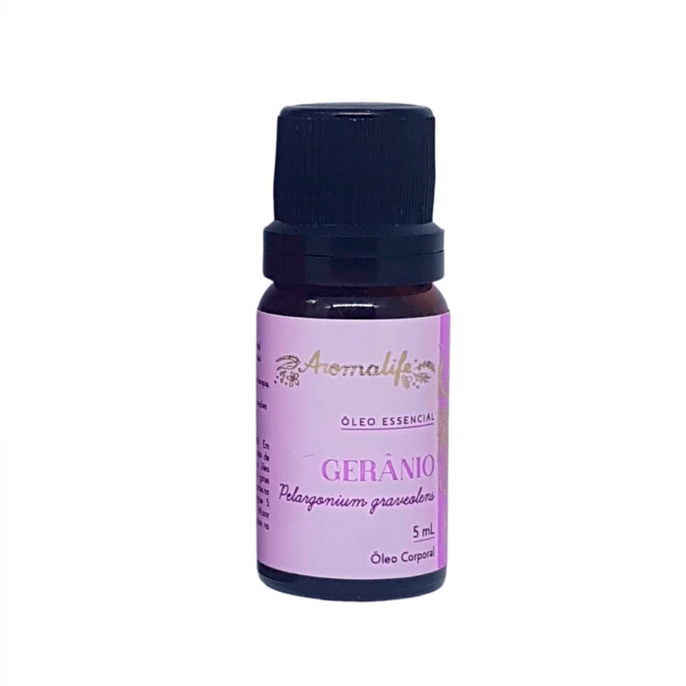 Óleo Essencial De Gerânio Egito Aromalife 5Ml