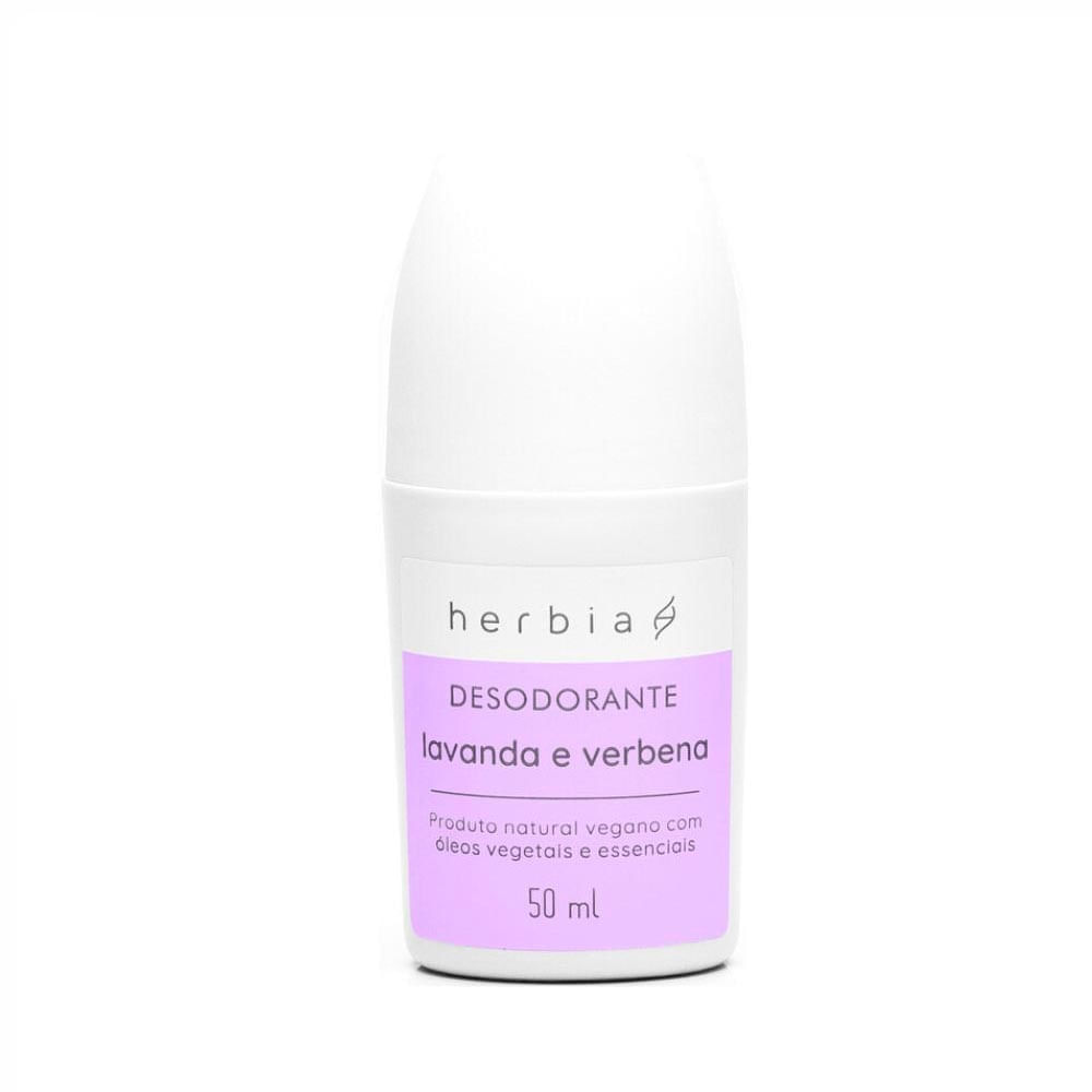 Desodorante Roll-On Herbia Natural Lavanda E Verbena Branca 50Ml