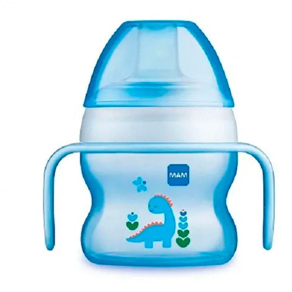 Copo de Transição Infantil Antivazamento MAM 150ml Azul