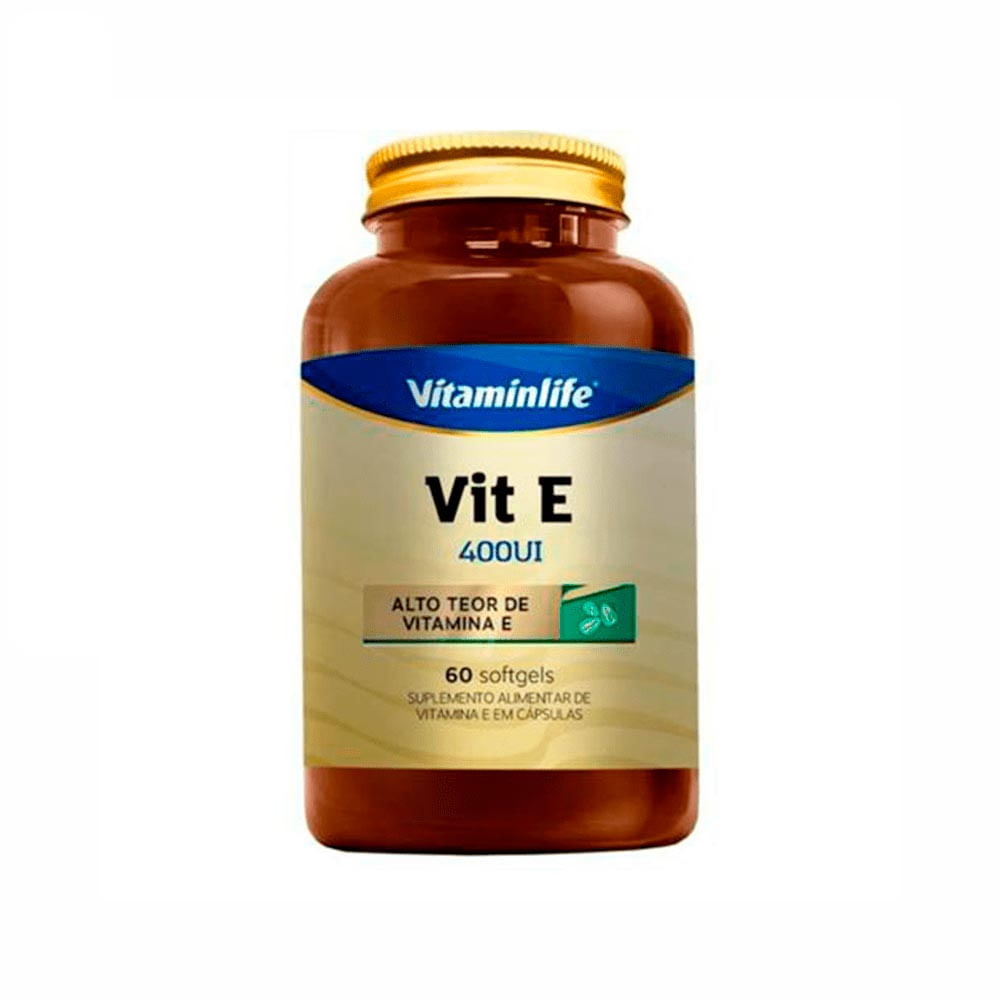 Vitamina E 400UI Vitaminlife 30 Cápsulas