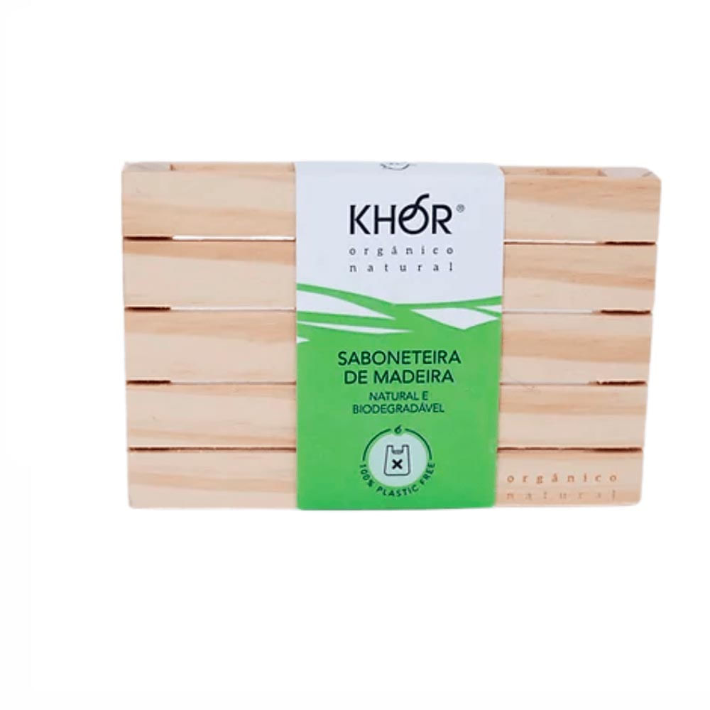 Saboneteira Khor Cosmetics De Madeira