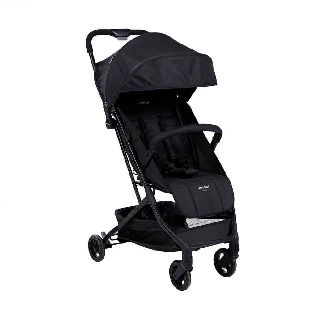 Carrinho De passeio para Bebê Yupi Voyage Preto até 15kg