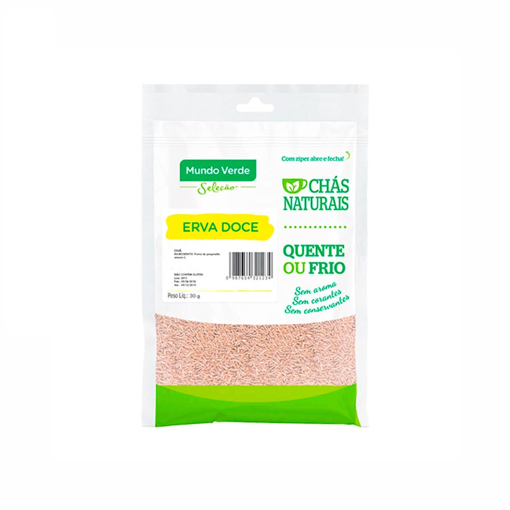 Erva Doce Mundo Verde Seleção 30g