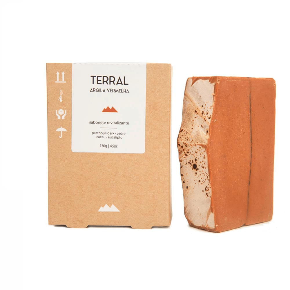 Sabonete De Argila Vermelha Terral 130G