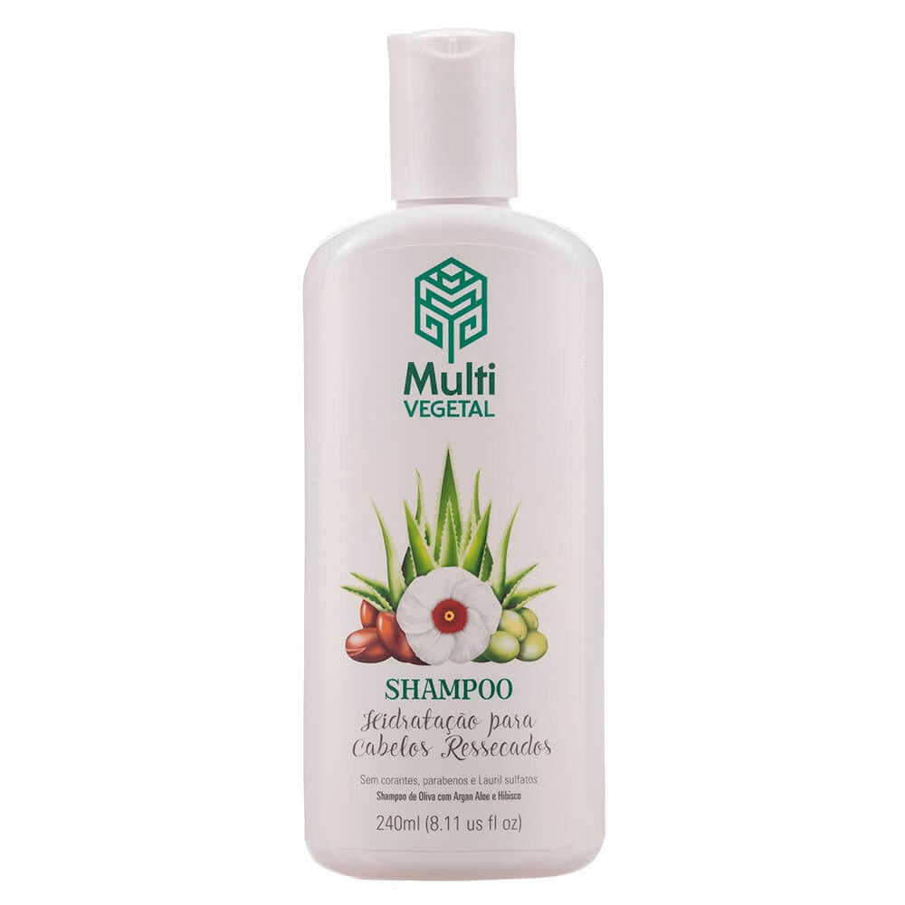 Shampoo Multi Vegetal De Oliva Com Argan 240Ml