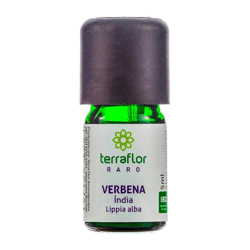 Óleo Essencial De Verbena Índia Terra Flor 5Ml