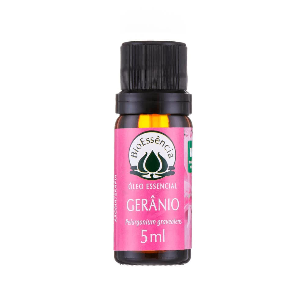 Óleo Essencial De Gerânio Bourbon BioEssência 5Ml