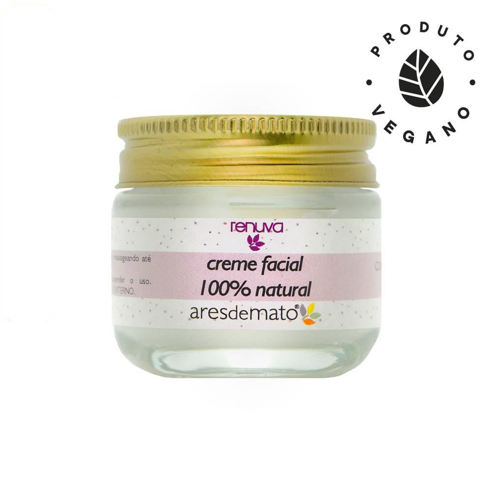 Creme Facial Natural com Óleo de Semente de Uva Ares de Mato 30g